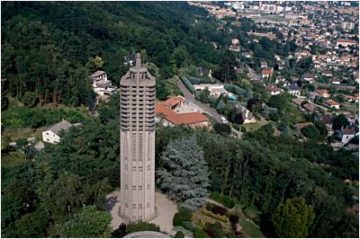 Miribel, vue aérienne