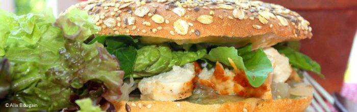 Ain burger par la Cheffe Francine Lioux