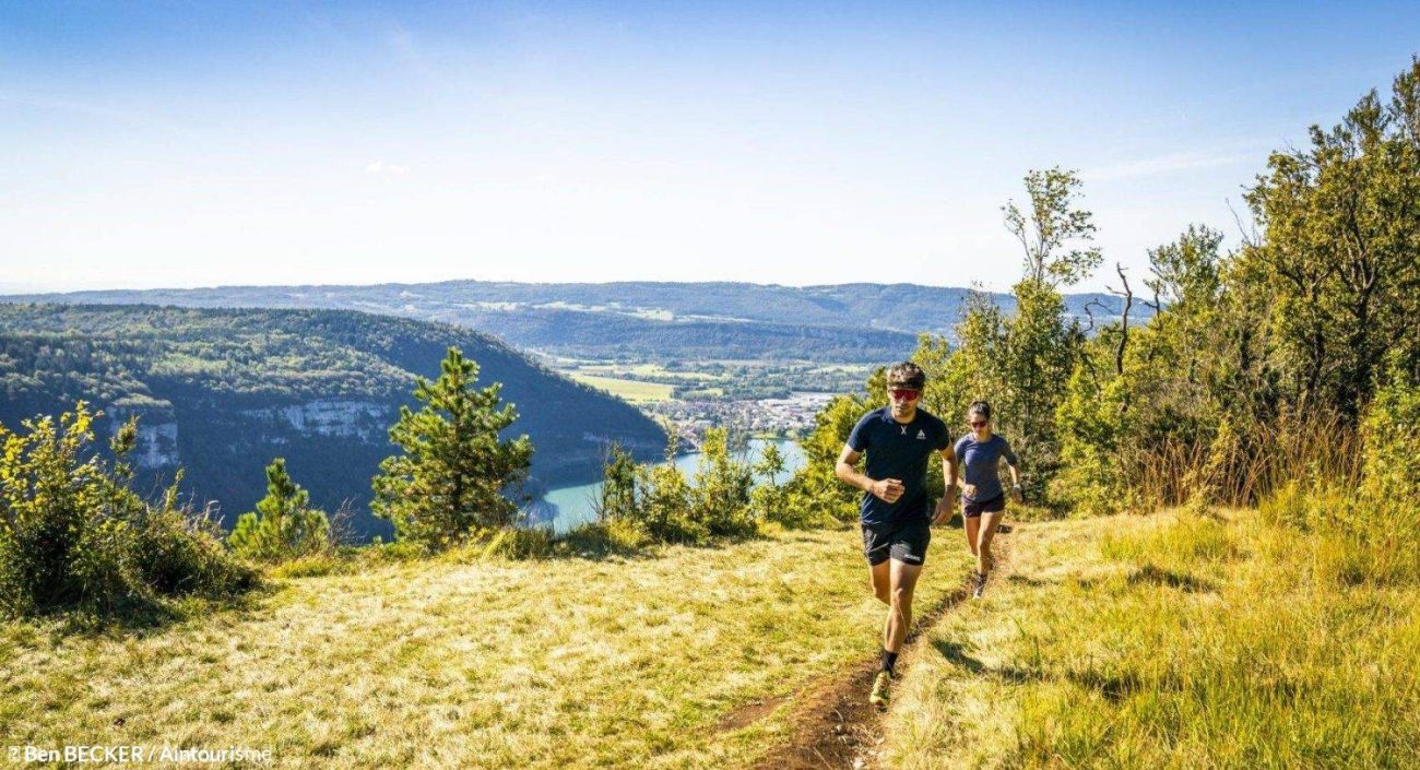 Trail dans le Bugey